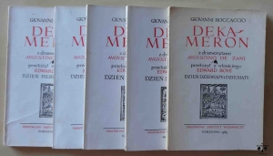 Giovanni Boccaccio, Dekameron, komplet: tomy I, II, III, IV, V