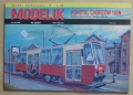Konstal Chorzów 105N, polski współczesny tramwaj miejski, skala 1:25, Modelik Nr 28/07, model kartonowy.jpg