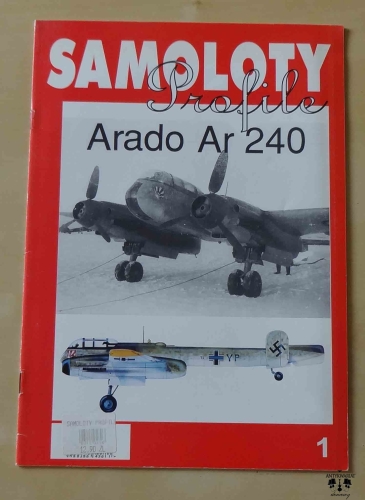 Gerhard Lang, Arado Ar 240, Samoloty Profile nr 1.jpg