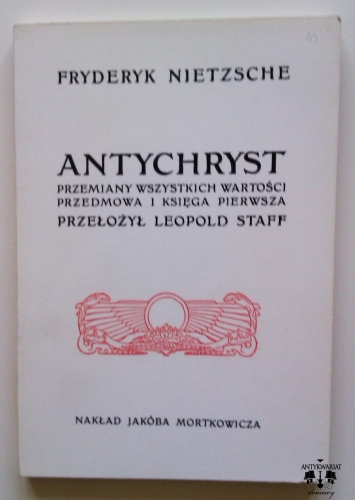 Fryderyk Nietzsche, Antychryst.jpg