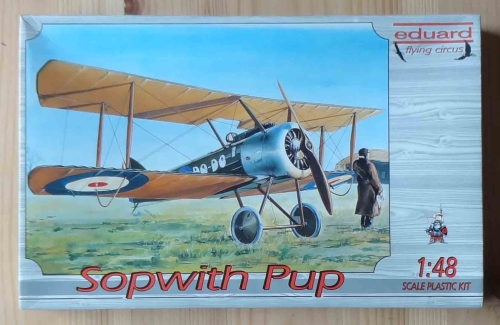 Sopwith Pup, scale 1:48, Eduard flying circus 8011, model plastikowy.jpg