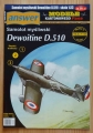 Francuski samolot myśliwski Dewoitine D.510, skala 1:33, Modele Kartonowego Fana, nr 2 maj 2007.jpg