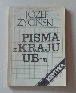 Józef Życiński, Pisma z Kraju UB-u