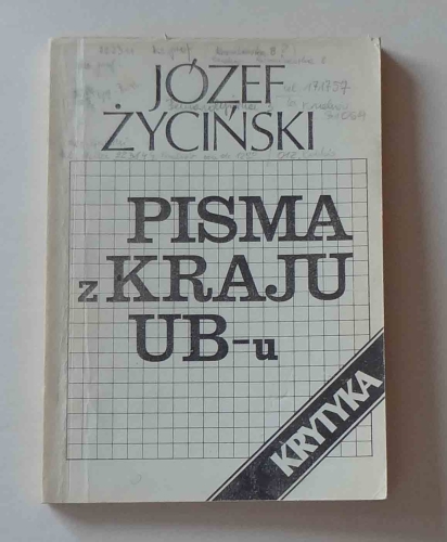 Józef Życiński, Pisma z Kraju UB-u.jpg