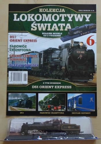 Lokomotywa D51 Orient Express, Kolekcja Lokomotywy Świata nr 6.jpg