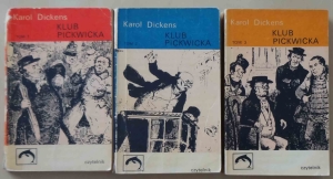Karol Dickens, Klub Pickwicka, tom I, II i III