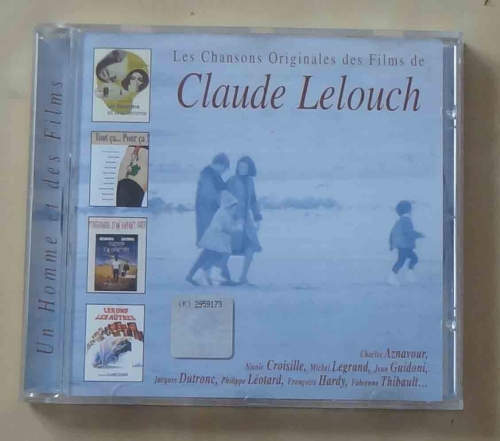 Piosenki z filmów Claude'a Lelouch'a, płyta CD.jpg