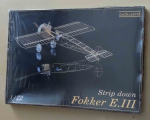 Fokker E.III Strip down, skala 1/72, Eduard 7004