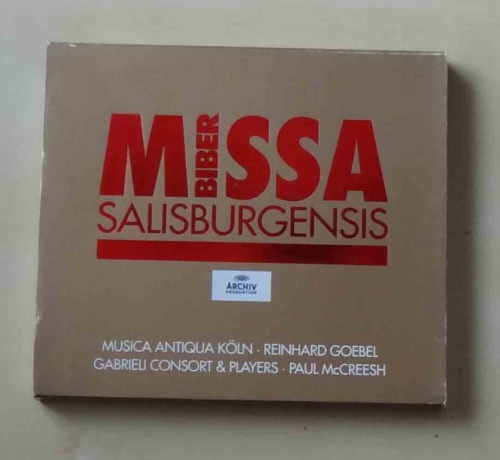 Heinrich Ignaz Franz Biber, Missa Salisburgensis, płyta CD.jpg