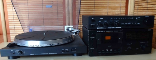 Zestaw UNITRA: gramofon GS 460 Bernard, amplituner R 8040 , magnetofon M 8017.jpg