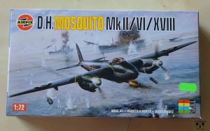 D. H. Mosquito Mk II/VI/XVIII, 1:72, Airfix 03019, model plastikowy