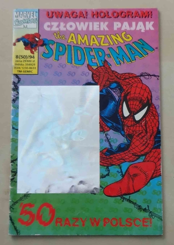 Spider-Man, nr 8(50)/94. Jubileuszowy komiks z hologramem.jpg