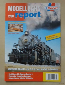 Modellbahn report 2/00. April, Mai, Juni 2000. Nr. 52. Roco