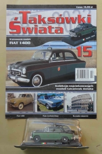Fiat 1400, Taksówki Świata 15