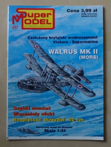 Walrus MK II (Mors), skala 1:33, Super Model 4/97, model kartonowy.jpg