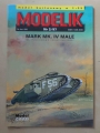 Brytyjski czołg Mark Mk. IV Male, skala 1:25, Modelik Nr 2/97, Model Card.jpg
