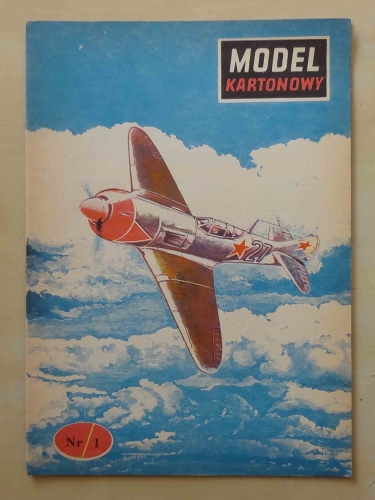 ŁA-7, skala 1:33, Model Kartonowy Nr 1.jpg