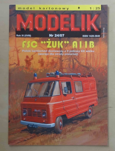 FSC "Żuk" A 15M, skala 1:25, Modelik 24/07.jpg