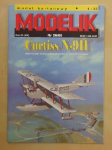 Curtiss N-9H, skala 1:33, Modelik 26/08