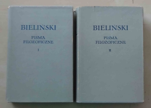 Bieliński, Pisma filozoficzne, tom I i II