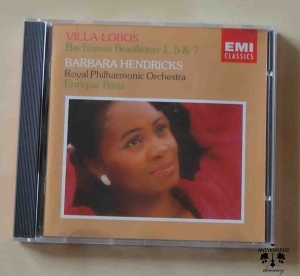 Villa-Lobos, Bachianas brasileiras 1, 5 & 7 - Barbara Hendricks, płyta CD