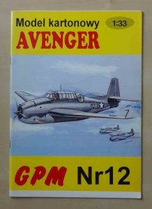 Avenger, skala 1:33, GPM Nr 12