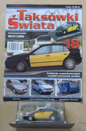 Seat Leon. Taksówki Świata nr 18.jpg