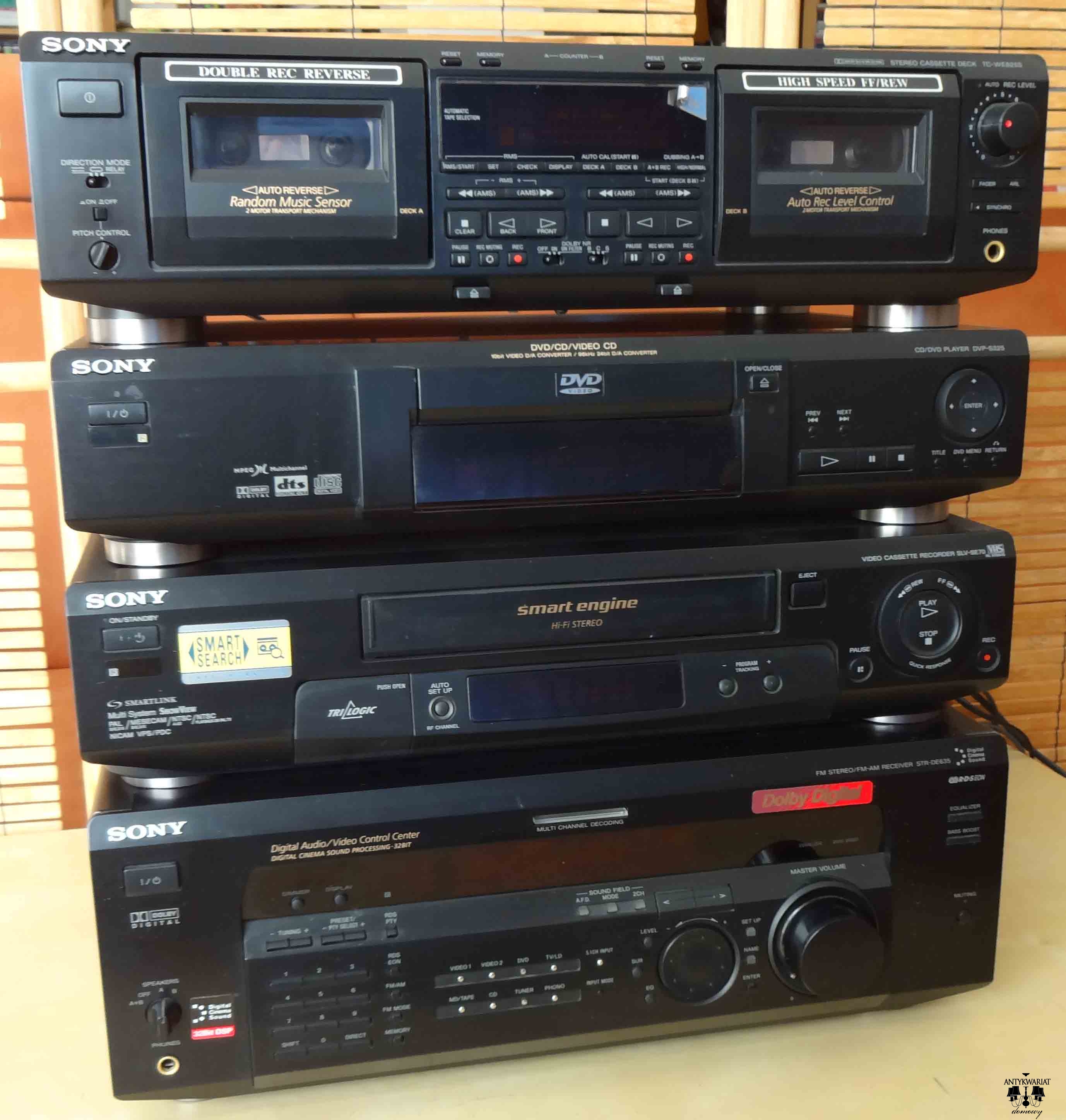 Sony. Stereofoniczny magnetofon kasetowy TC-WE825S Antykwariat Domowy Sony. Stereofoniczny magnetofon kasetowy TC-WE825S Antykwariat Domowy