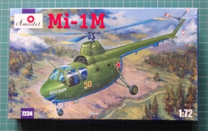 Mi-1M, skala 1:72, Amodel 7234, model plastikowy