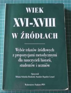 Wiek XVI-XVIII w źródłach