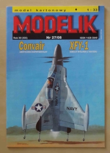Convair XFY-1, skala 1:33, Modelik 27/08