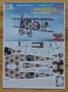 Aviatik Berg D-I, skala 1:33, Modele Kartonowego Fana nr 3, marzec 2004