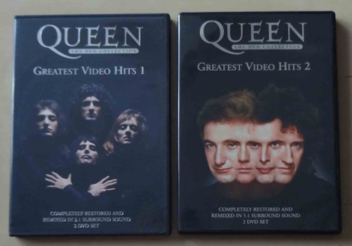 Queen, The DVD Collection, Greatest Video Hits 1 &amp; 2. 4 płyty DVD.jpg