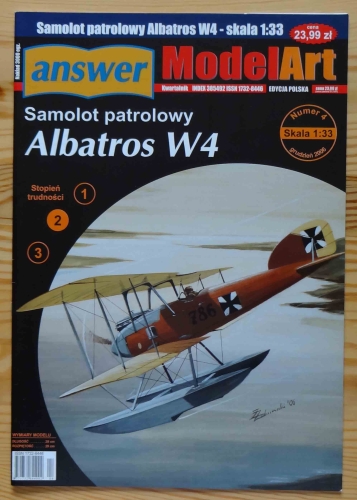 Albatros W4, skala 1:33, answer ModelArt, numer 4 grudzień 2006.jpg