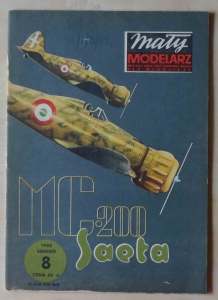 Macchi C.200 "Saeta", Mały Modelarz 8/1985 