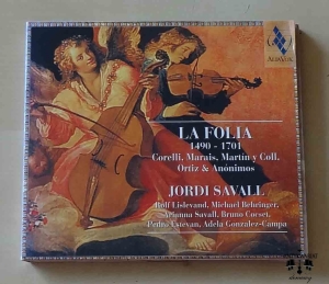 La Folia 1490-1701, Jordi Savall, płyta CD