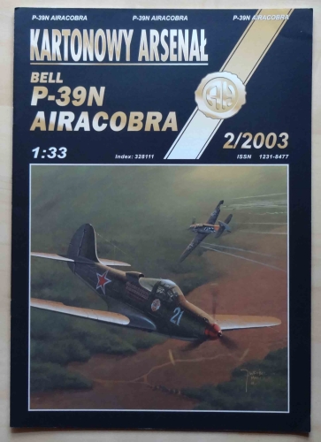 Bell P-39N Airacobra, skala 1:33, Kartonowy Arsenał 2/2003.jpg