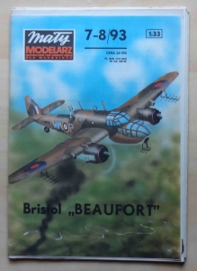 Bristol "BEAUFORT", skala 1:33, Mały Modelarz 7-8/93