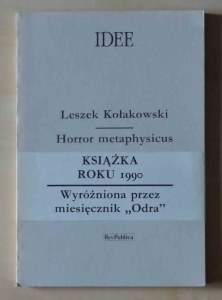Leszek Kołakowski, Horror metaphysicus