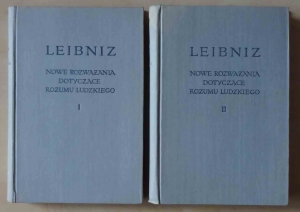 Leibniz, Nowe rozważania dotyczące rozumu ludzkiego, tom I i II