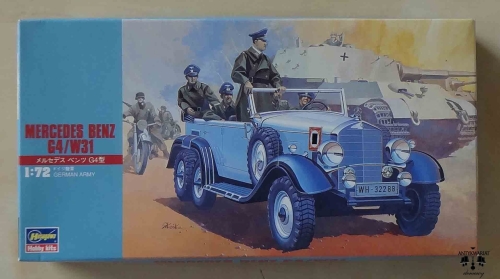 Mercedes Benz G4/W31, 1:72, Hasegawa 31128, KIT No. MT28 500, model plastikowy.jpg