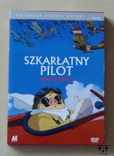Szkarłatny pilot. Porco Rosso. Płyta DVD.jpg