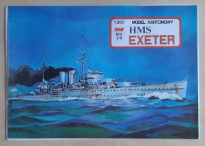 HMS Exeter, skala 1:200, GPM nr 36