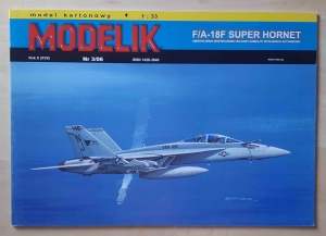 F/A-18F Super Hornet, Modelik 3/06, model kartonowy