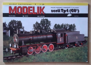 Parowóz serii Tp4 (G8,1), Modelik Nr 17/11, skala 1:25