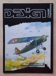LWS (RWD-14) "CZAPLA", skala 1:33, model kartonowy DESIGN