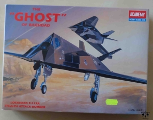 Lockheed F-117A Stealth Attack-Bomber, The "Ghost" of Baghdad, 1/72nd scale, Academy 2107