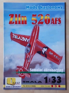 Zlin 526AFS, Quest Model Kartonowy Nr 035(5/2008)