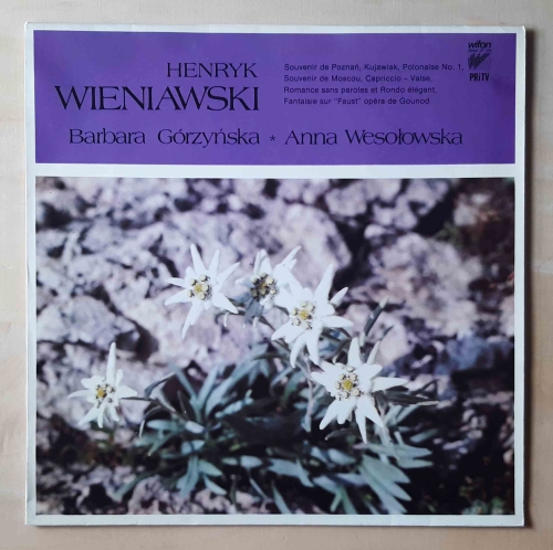 Henryk Wieniawski. Barbara Górzyńska, Anna Wesołowska, płyta winylowa.jpg