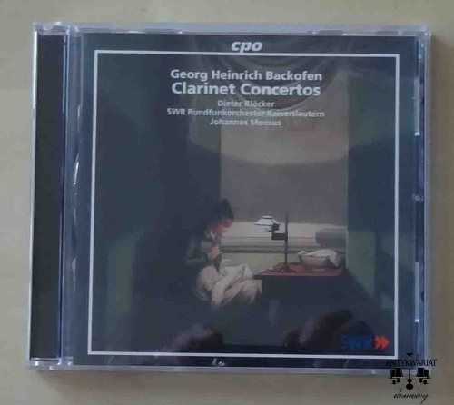 Georg Heinrich Backofen, Clarinet Concertos, CD.jpg